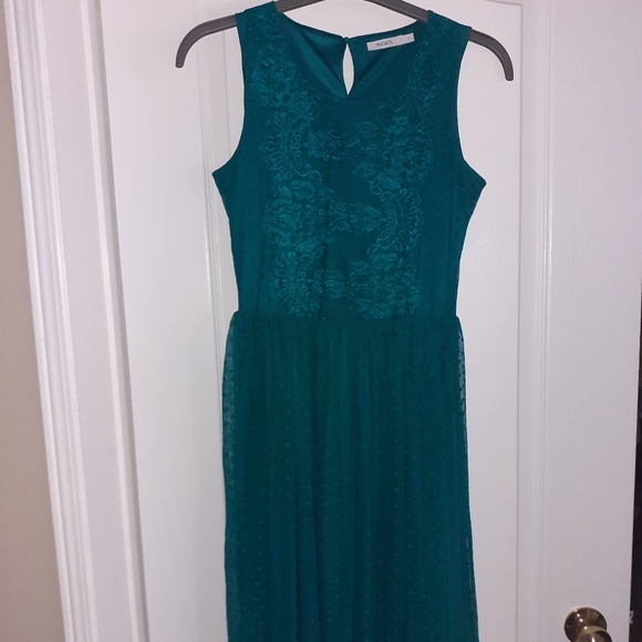 Ricki's Teal Lace Dress - Picture 7 of 9